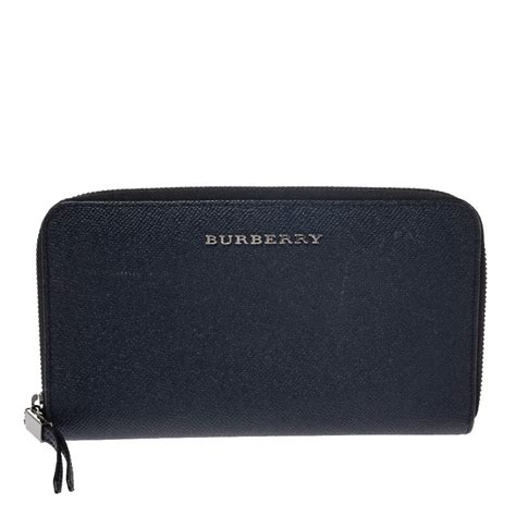 burberry wallet navy blue|authentic Burberry wallet.